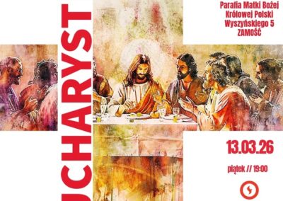 🙏 Przyjdź na Eucharystię, aby powierzyć Jezusowi wszystko, co nosisz w sercu. 🤍 Oddaj Mu całego si